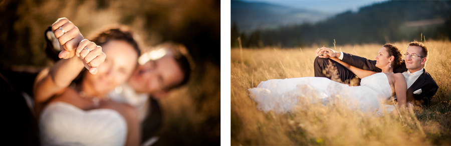 Dwoch fotografow na plener slubny fotografia slubna