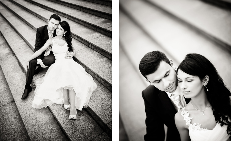 Dwoch fotografow na plener slubny fotografia slubna