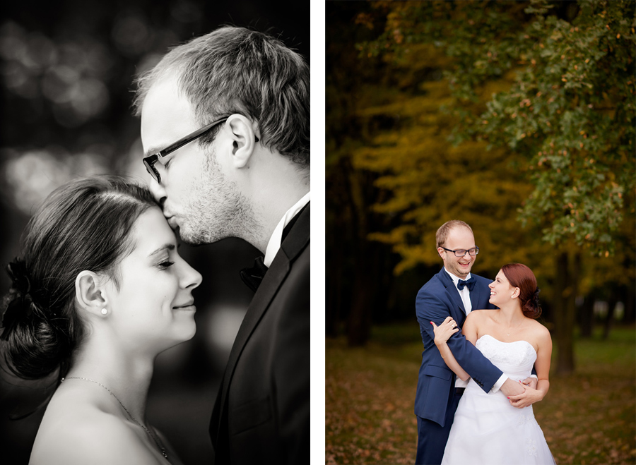 sesja slubna na polu golfowym fotografia ślubna śląsk; fotografia ślubna bielsko; dwóch fotografów na ślub; zdjęcia ślubne; jesienna sesja slubna