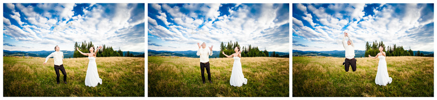 Sesja ślubna w Koniakowie Plener ślubny w górach