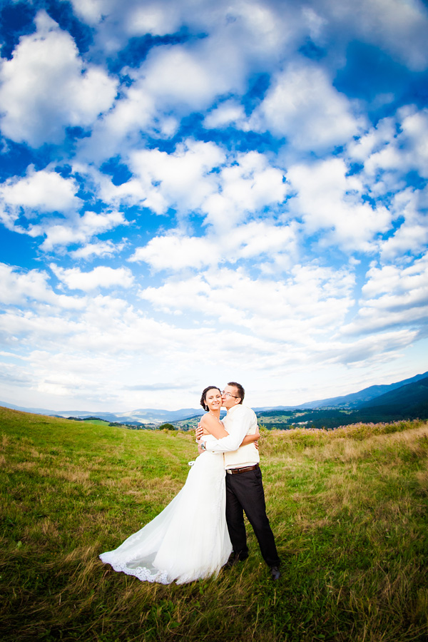 Sesja ślubna w Koniakowie Plener ślubny w górach