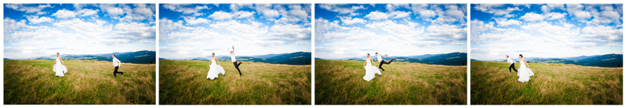 Sesja ślubna w Koniakowie Plener ślubny w górach