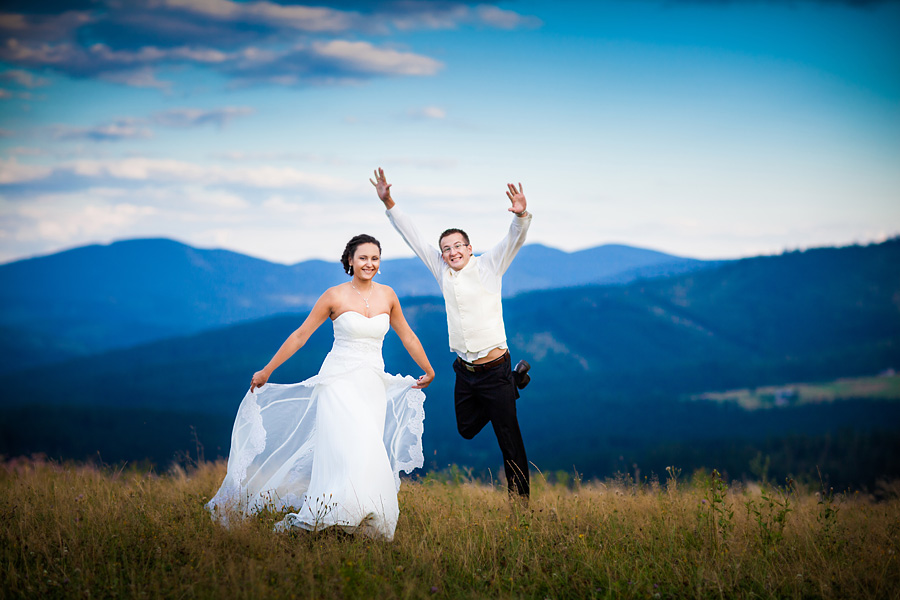 Sesja ślubna w Koniakowie Plener ślubny w górach