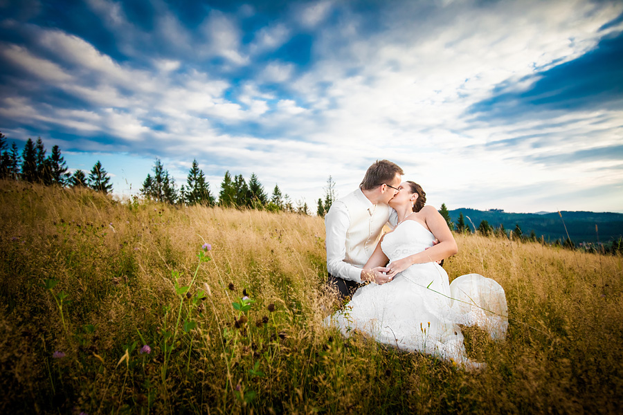 Sesja ślubna w Koniakowie Plener ślubny w górach