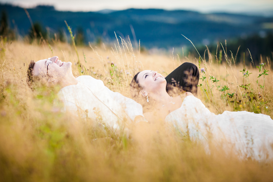 Sesja ślubna w Koniakowie Plener ślubny w górach