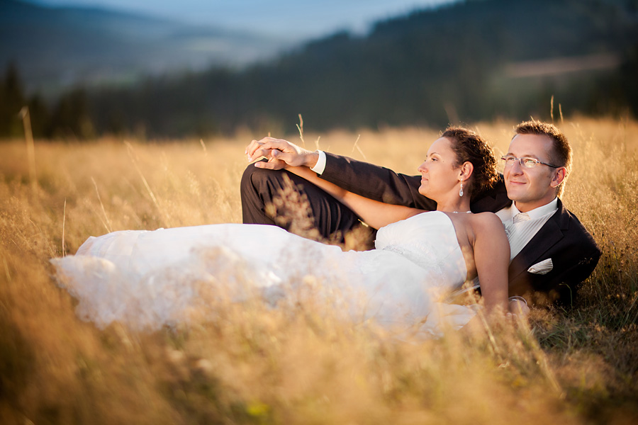 Sesja ślubna w Koniakowie Plener ślubny w górach