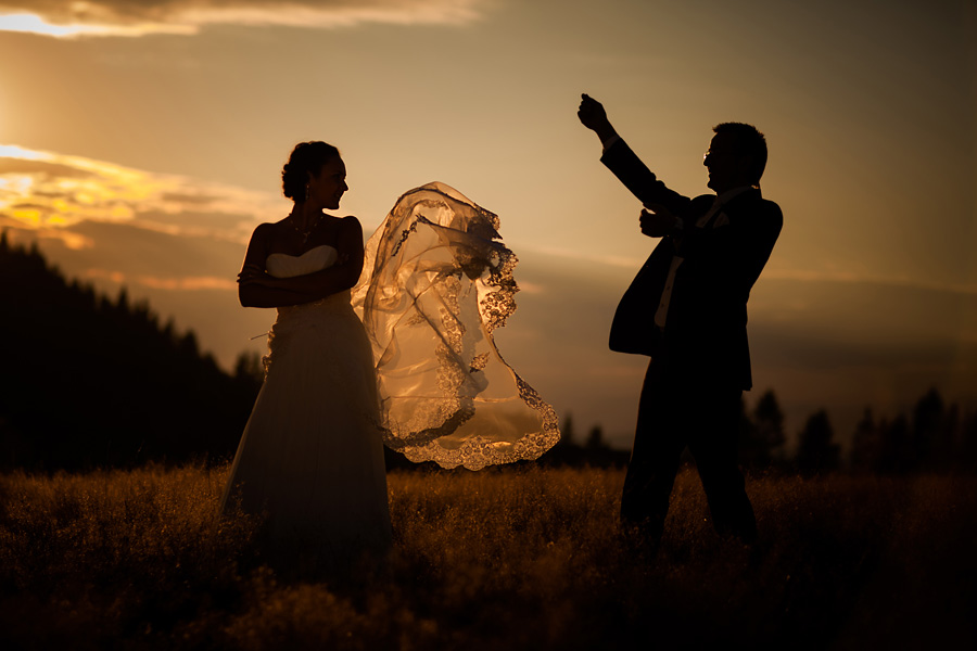 Sesja ślubna w Koniakowie Plener ślubny w górach