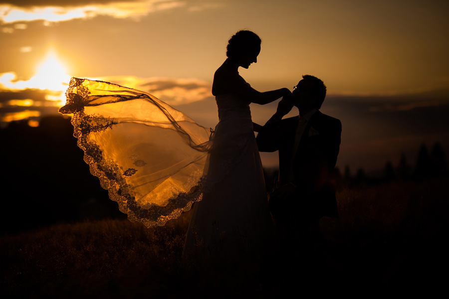 Sesja ślubna w Koniakowie Plener ślubny w górach