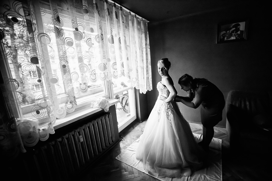 reportaz slubny Karoliny i Lukasza fotograf slubny slask