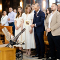 Sesje rodzinne Śląsk - Reportaż z chrztu Oleńki