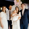 Sesje rodzinne Śląsk - Reportaż z chrztu Oleńki