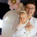 Sesje rodzinne Śląsk - Reportaż z chrztu Oleńki
