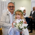 Reportaz z przyjęcia uroczystosci pierwszej komunii swietej Klary. Fotografia komunijna Pszczyna