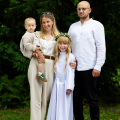 Reportaz z przyjęcia uroczystosci pierwszej komunii swietej Klary. Fotografia komunijna Pszczyna