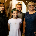 Reportaz z przyjęcia uroczystosci pierwszej komunii swietej Małgosi. Fotografia komunijna Kraków