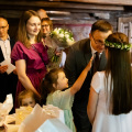 Reportaz z przyjęcia uroczystosci pierwszej komunii swietej Małgosi. Fotografia komunijna Kraków