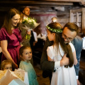 Reportaz z przyjęcia uroczystosci pierwszej komunii swietej Małgosi. Fotografia komunijna Kraków