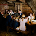 Reportaz z przyjęcia uroczystosci pierwszej komunii swietej Małgosi. Fotografia komunijna Kraków
