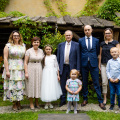Reportaz z przyjęcia uroczystosci pierwszej komunii swietej Małgosi. Fotografia komunijna Kraków