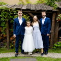 Reportaz z przyjęcia uroczystosci pierwszej komunii swietej Małgosi. Fotografia komunijna Kraków