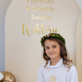 Reportaz z przyjęcia uroczystosci pierwszej komunii swietej Wiktorii. Fotografia komunijna Pszczyna