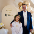 Reportaz z przyjęcia uroczystosci pierwszej komunii swietej Wiktorii. Fotografia komunijna Pszczyna