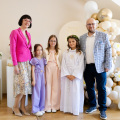 Reportaz z przyjęcia uroczystosci pierwszej komunii swietej Wiktorii. Fotografia komunijna Pszczyna