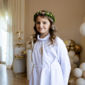 Reportaz z przyjęcia uroczystosci pierwszej komunii swietej Wiktorii. Fotografia komunijna Pszczyna