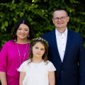 Reportaz z przyjęcia uroczystosci pierwszej komunii swietej Wiktorii. Fotografia komunijna Pszczyna