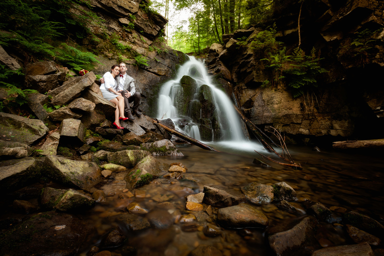 Plener ślubny Ani i Gabriela w beskidach