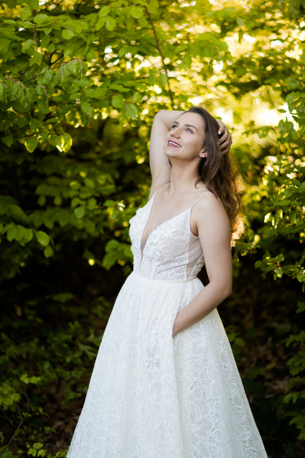 Romantyczna sesja ślubna Magdy i Pawła w górach - Beskidach