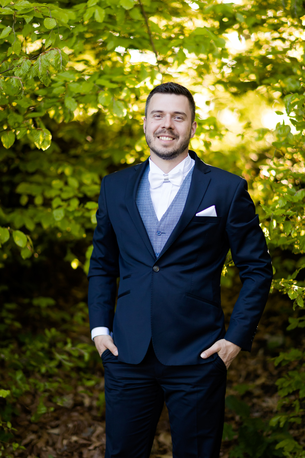 Romantyczna sesja ślubna Magdy i Pawła w górach - Beskidach