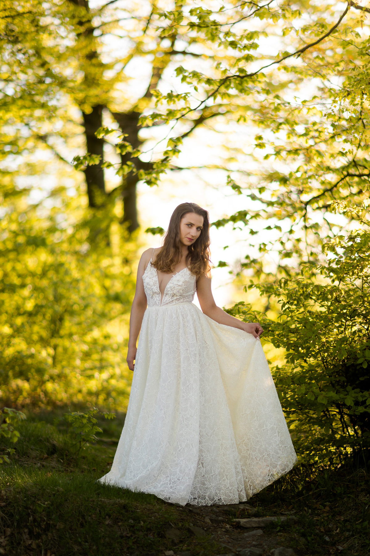 Romantyczna sesja ślubna Magdy i Pawła w górach - Beskidach, fotografia ślubna Bielsko