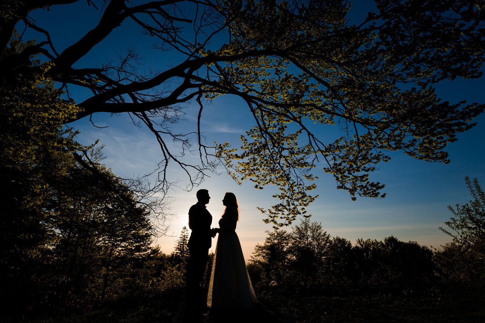 Romantyczna sesja ślubna Magdy i Pawła w górach - Beskidach, fotografia ślubna Bielsko