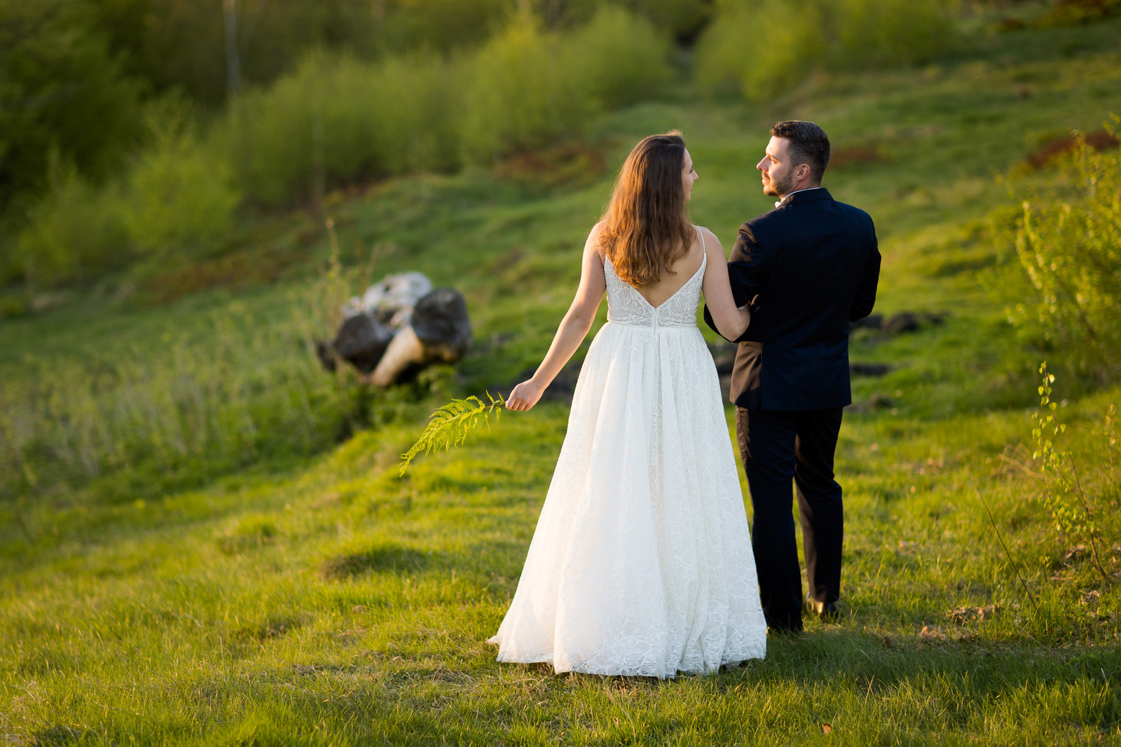 Romantyczna sesja ślubna Magdy i Pawła w górach - Beskidach, fotografia ślubna Bielsko