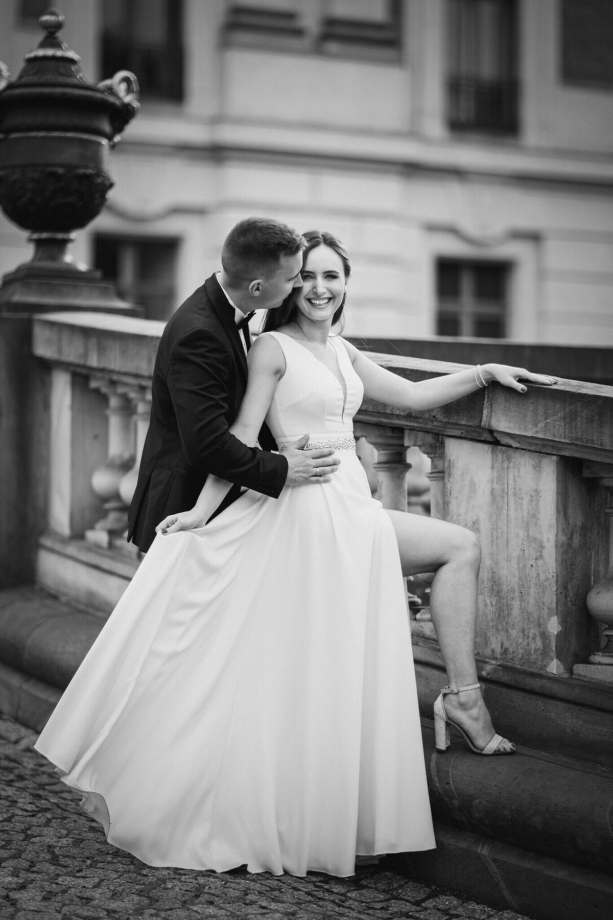 Sesja ślubna Martyny i Rafała w pięknym parku w Pszczynie, plener ślubny Pszczyna