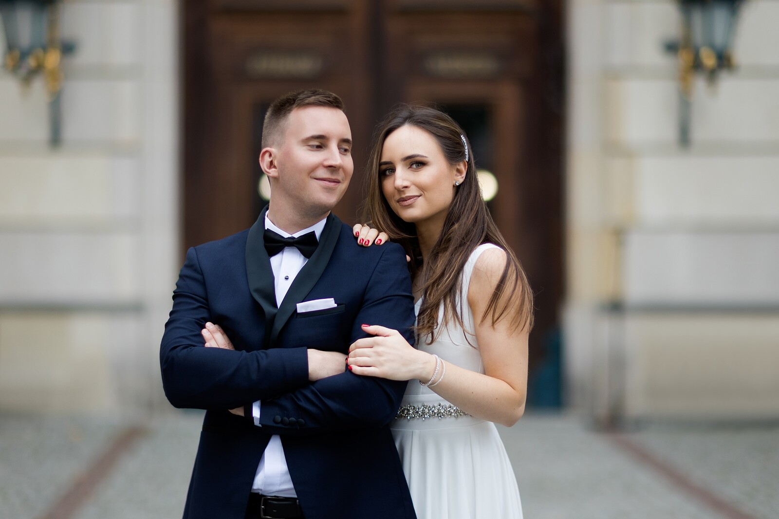 Sesja ślubna Martyny i Rafała w pięknym parku w Pszczynie, plener ślubny Pszczyna