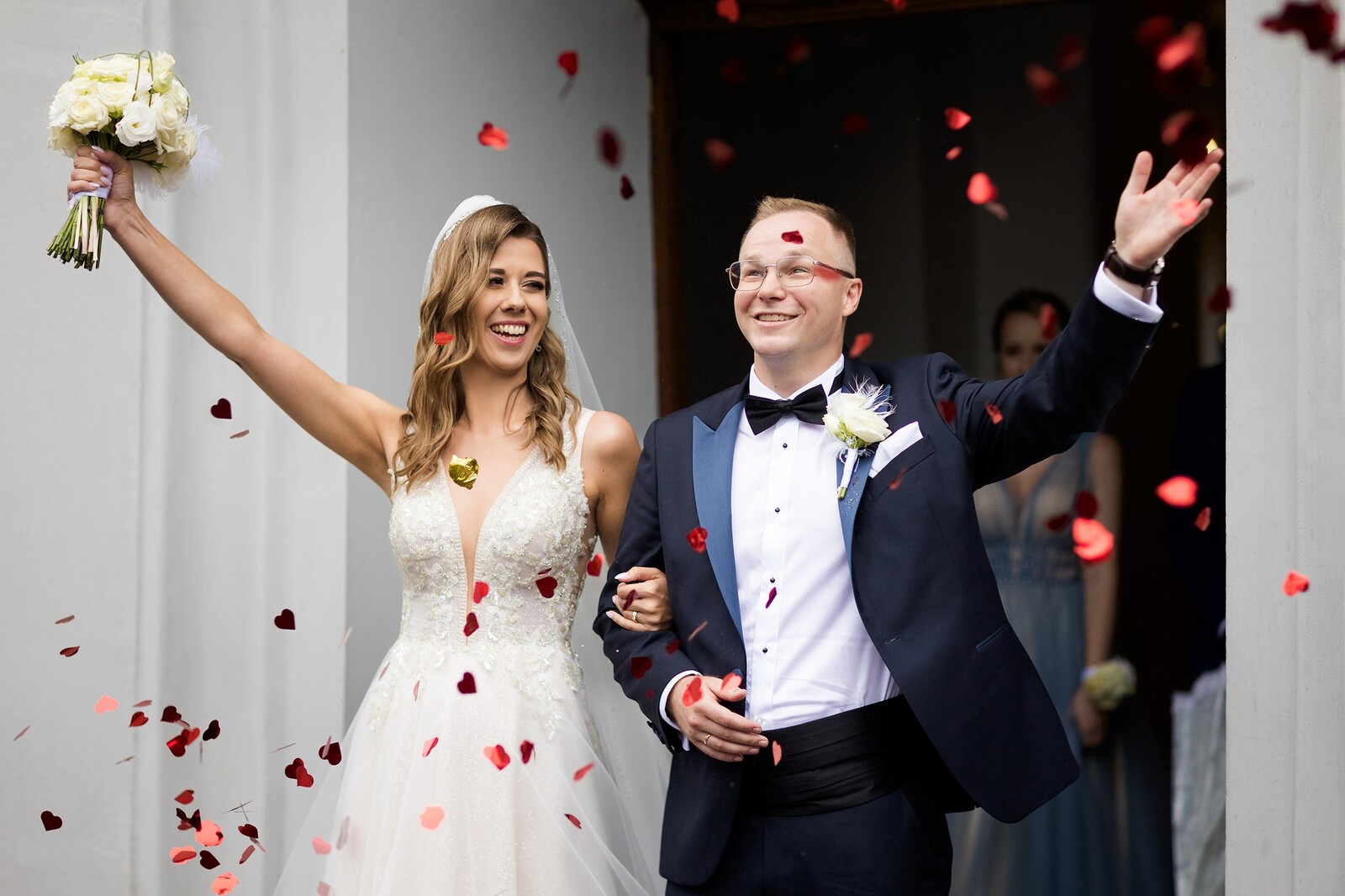 Zdjęcia z wesela Magdy i Rafała : Ślub w pięknym kościele w Goleszowie, przyjęcie w Dworku Stara Cynkownia w Czechowicach. Fotografia ślubna Śląsk